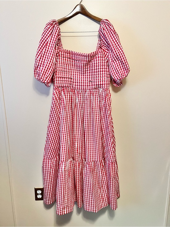 Abercrombie & Fitch Dresses & Skirts - Abercrombie & Fitch Pink and Red Smocked Top